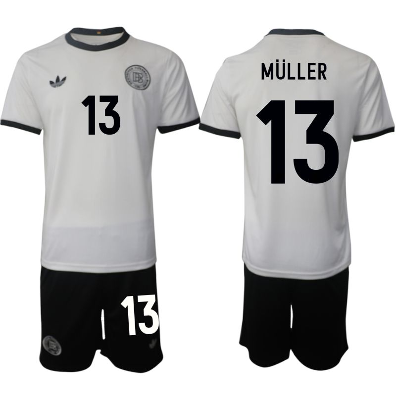 Men 2025-2026 Season Germany home white #13 Soccer Jersey